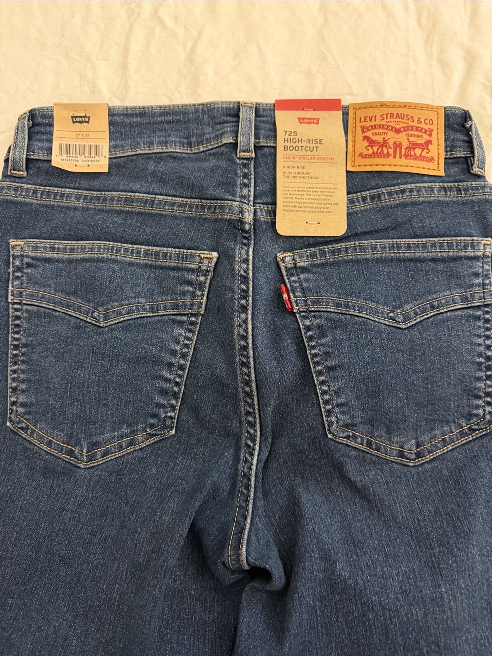 Levi's Women's Boot Cut Jeans - Dark Blue Denim